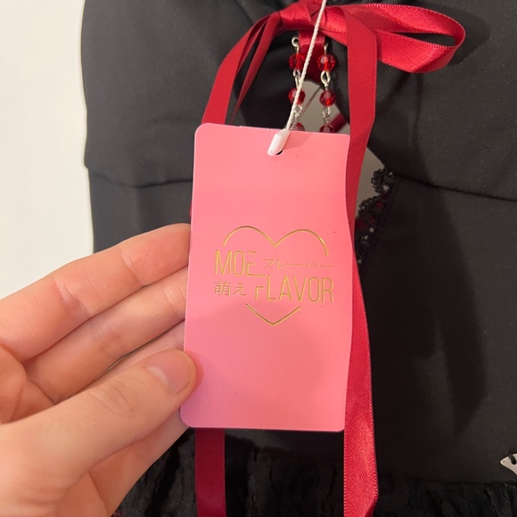 Moeflavor blood moon witch lace up dress S/M - Picture 3 of 5